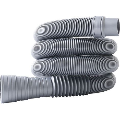Tuyau de Vidange Flexible, Cuisine évier Salle de Bain Sanitaire Drain Connexion, 3m (1/5)
