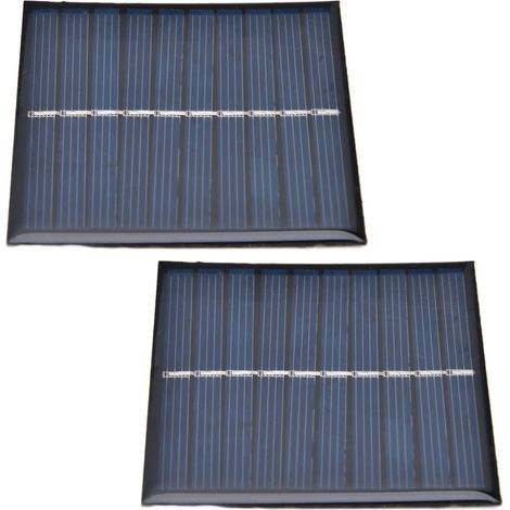 Konvolut von 2 Solarmodulen 0,7 W, Mini-Photovoltaikzellen ohne Batterie, 2-teiliges Set. (1/5)
