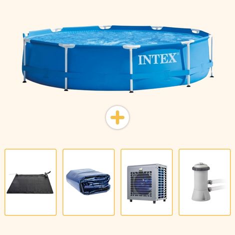 Intex Piscine Tubulaire Ronde - 366x76 cm - 5-pièces S42 (1/5)