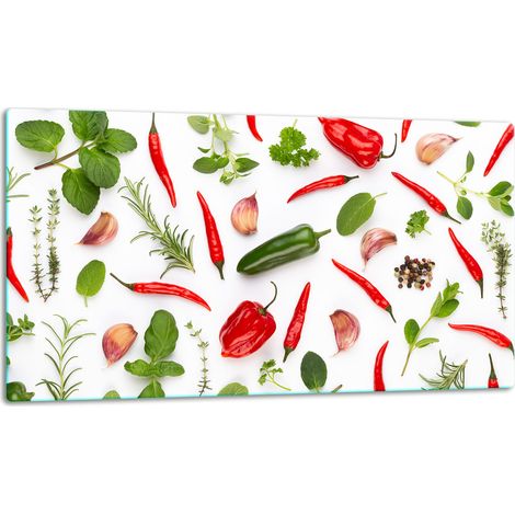 Planche à découper en verre 52x30 poivre (1/5)