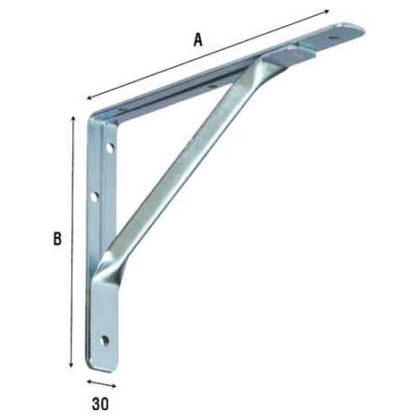 ESTANTERÍA SOPORTE CARGA PESADA 395x245 mm - capacidad par máxima