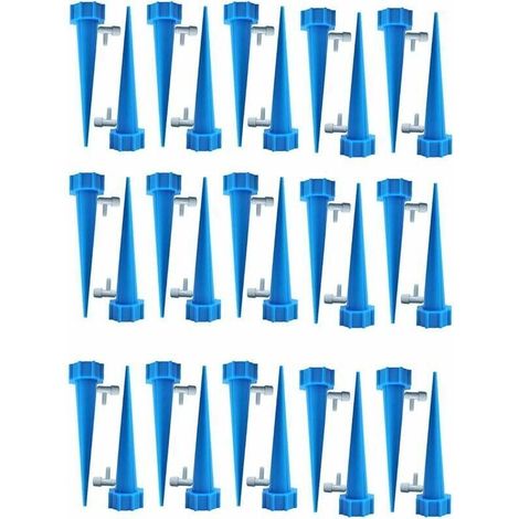 Goutte à Goutte Bouteille, Irrigation Goutte à Goutte Bouteille, Arroseur Automatique Plantes, Arrosage Goutte a Goutte, avec Vannes de Régulation, pour Jardin Maison Intérieur Extérieur,75g