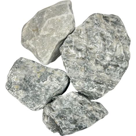 PACK +/- 1T (2 X 500Kg) Pierre à Gabions Gris Bleuté Ø 80/150 mm - Livraison STANDARD (1/5)
