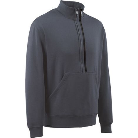 Sudadera térmica técnica SOBER media cremallera M Gris