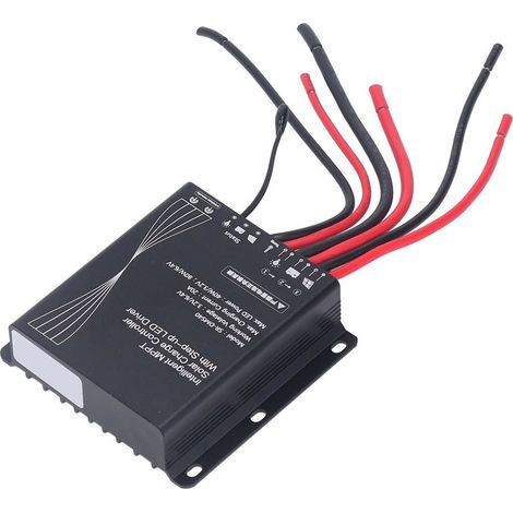 Régulateur Solaire MPPT 20A Étanche IP67 pour Batterie et Panneau 40W-80W, Contrôleur LED 3.2V/6.4V (1/5)