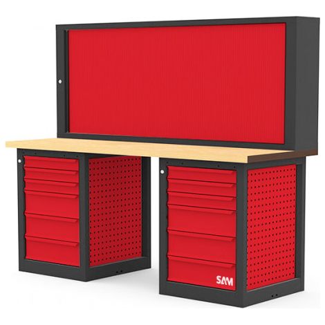 Établi SAM, Long. 2000mm x Haut. 1680mm x prof. 750mm, charge max. 800kg ( Prix pour 1 )