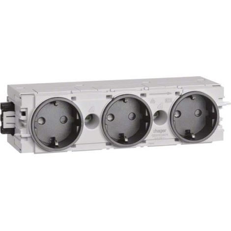 HAGER GS30009011 PRISE DE COURANT GRAPHITE (1/2)