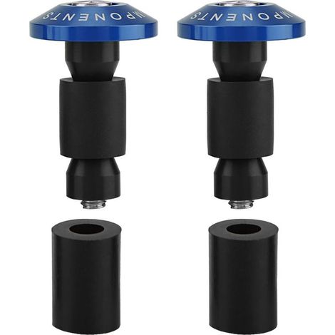 Embouts de guidon de moto de 22 mm (7/8 pouce) pour course, quad et tout-terrain (bleu) (1/5)