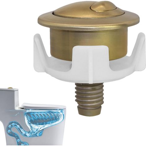 Bouton de Chasse d'Eau Poussoir WC Remplacement (1/5)