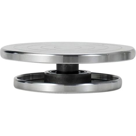 Tour de potier de 15 cm, double face, en alliage d'aluminium – idéal pour la céramique, l'argile et les sculptures créatives.