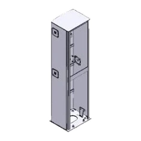 Armoire pour barrière inox - G4001 CAME 119RIG069 (1/3)
