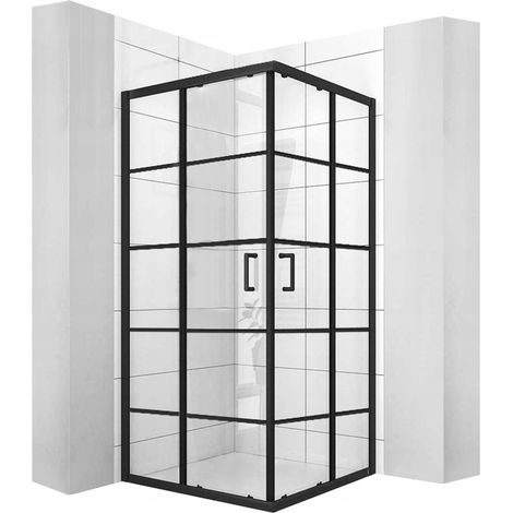 CABINA DOCCIA REA DELTA 90X90 BLACK