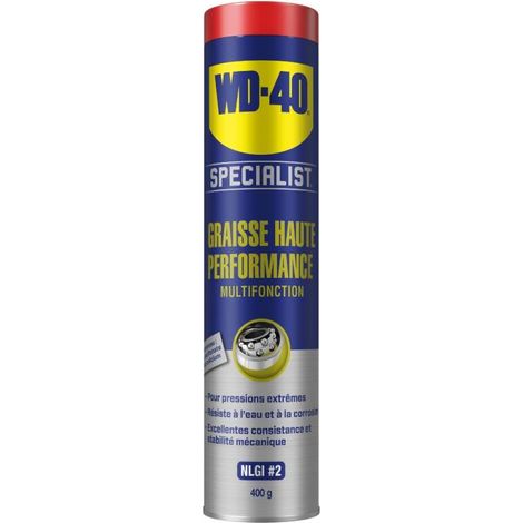 WD-40 Spécialist Graisse Haute Performance Multifonction Cartouche 400G