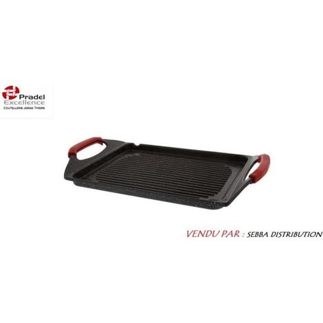 PLANCHA FAÇON PIERRE 46 X 27 X 2.2 CM - GRILL - PRADEL EXCELLENCE