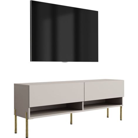 Mobile TV : Cachemire, gambe dritte dorate, 140 × 32 × 52 cm (1/5)