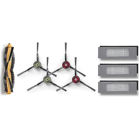 Walzenbürste, Seitenbürste, HEPA-Filter-Ersatzset für Ecovacs (1/4)