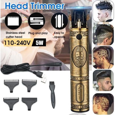 Tondeuse à Cheveux pour Hommes Multifonction Professionnels Barbe électrique Barbier Coupe de Cheveux Tondeuses (1/4)