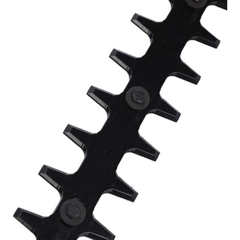 Tête de taille-haie double lame 41.5 cm – Acier au manganèse 65 – Diamètre du trou 26 mm – Pour débroussailleuses et tondeuses