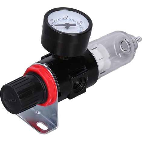 Filtre-régulateur pneumatique en alliage d'aluminium, PC, ABS et acier inoxydable, séparateur eau/huile, vanne de réduction (1/5)