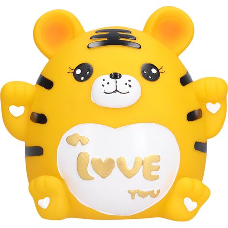 Tirelire Tigre Anti-Chute Adorable pour Enfants, Cadeau Année du Tigre (1/5)