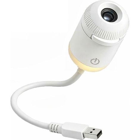 Projecteur Enchantibook, veilleuse projecteur galaxie 2 en 1, projecteur ciel étoilé USB pour chambre, mini projecteur LED plafond/mur (1/5)