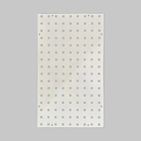 Panneau perforé mural en acier de qualité supérieure (350 x 600 mm) - Panneaux métalliques multicolores - Solution de rangement robuste pour garage (1/5)