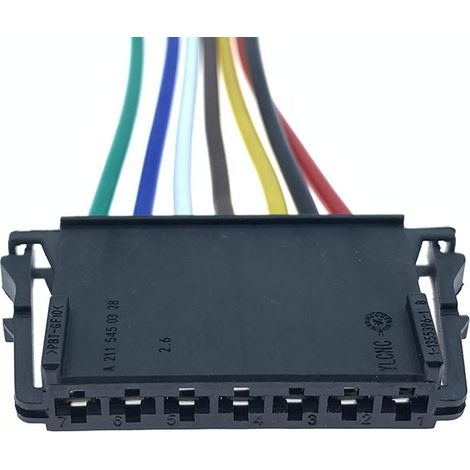 1-1355396-1 Connecteur de faisceau de câblage de douille de feu arrière Mercedes-Benz applicable, 7 broches, gaine 7P, DJ7072-3.5-21 (1/5)