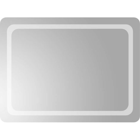 Maison Exclusive - LED-Badspiegel 80x60 cm (1/5)