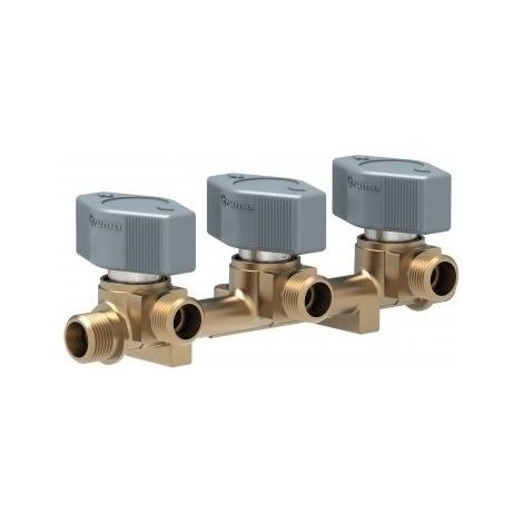 Vanne gaz 3 sorties 8 mm – Raccordement pour tuyaux cuivre – Installation rapide pour camping-car et caravane – Truma