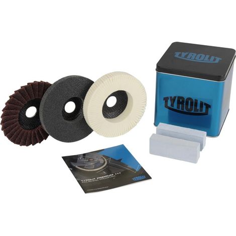 TYROLIT Polierset 5tlg., Scheiben Ø125mm Stahl, INOX, ALU Tyrolit (1/2)