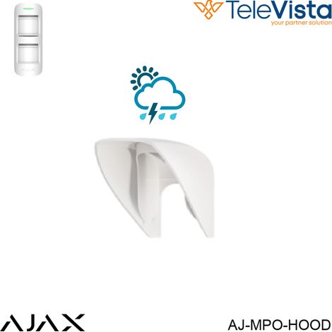 38216 - Jeweller - Hood (MPO) - Cubierta que protege los sensores del sistema antienmascaramiento contra la lluvia y la nieve - Ajax seguridad inalámbrica