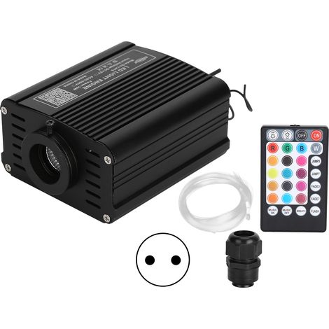 Plafonnier à fibre optique LED 16W/RGBW pour décoration de toit de voiture et maison, prise UE 100-240V (1/5)