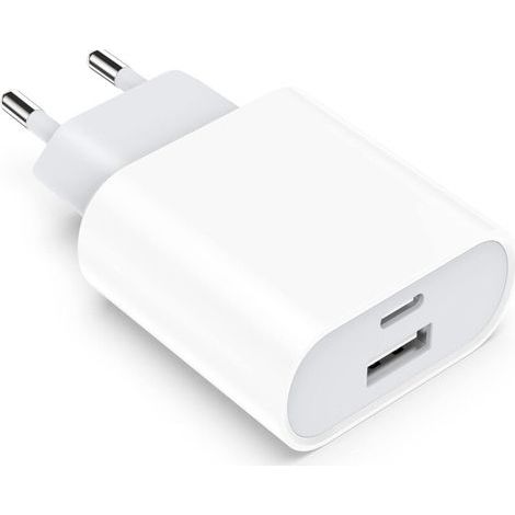 Chargeur Prise USB C Compatible with iPhone 16/16 Pro/16 Pro Max/16 Plus/15/14/13/12/11 /SE/X/XR/XS/Mini, 20W USBC Rapide Adaptateur Type C Secteur (1/4)