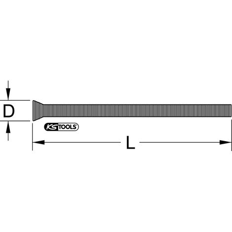 Herramienta doblar tubos Kstools cónica 288 mm ligera