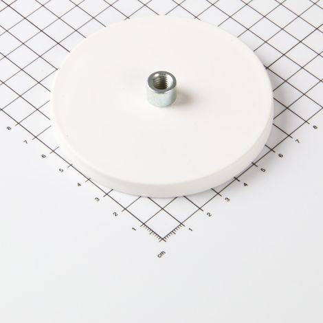 Magna-C Gummiertes Magnetsystem Ø88x8,5mm mit Gewindebuchse (1/4)