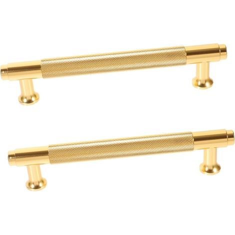 Vintage-Türgriffe, Küchengriffe, 192 mm Lochabstand, 2er-Pack (glänzendes Gold) (1/5)