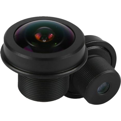 Objectif fisheye HD 5MP grand angle 1,56 mm 180° pour caméra de surveillance CCTV (1/5)
