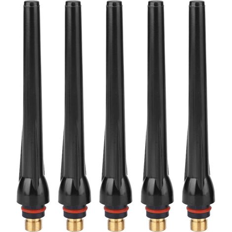 Coupe-Fils TIG - Capuchon Arrière Long 0,9 x 0,5 cm - Pour Torches Soudure Air Refroidi Séries 17 et 26 Eau Refroidi Série 18 - Lot de 5 (1/5)