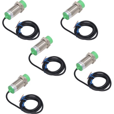 5er-Pack induktive PNP-Näherungssensoren für die Aufputzmontage, Hochfrequenz, Schutzart IP65, AC 90–250 V, Präsenzmelder (1/5)