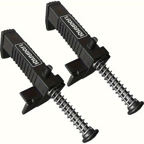 Jeu de 2 pinces de maçonnerie/paire de pinces — outils de fixation — pour le nivellement et la mesure lors de la pose de briques. (1/5)