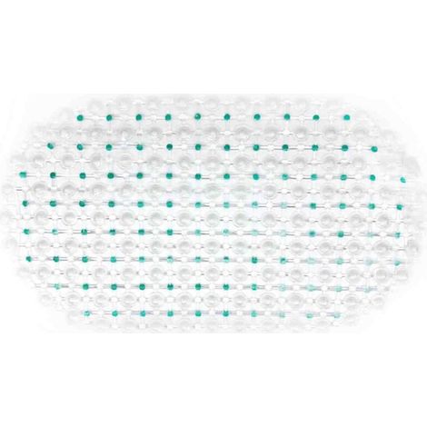 Tapis de bain antidérapant à bulles pour baignoire et douche, en plastique caoutchouc PVC avec ventouses