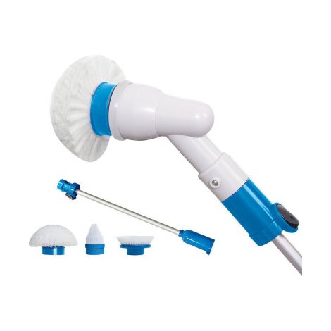 SPAZZOLA ELETTRICA ROTANTE DA BAGNO CON 3 SPAZZOLE CORDLESS E RICARICABILE