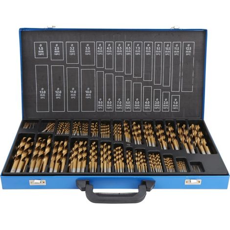 Drill bit set, precision drill bits for storage and transport (1/5)