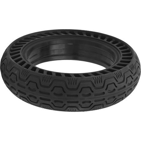 Pneu scooter électrique 10x2.5-6.5/60/70-6.5 en caoutchouc, motif alvéolé rainuré, adhérence renforcée, amorti des chocs, pièce de rechange pour trottinette. (1/5)