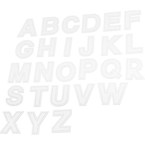 Outils De Pochoirs Cuir avec Lettres Anglaises Gabarits en Cuir À Faire Soi-Même Acrylique 1 Set Lavable Réutilisable pour Artisanat DIY (1/5)