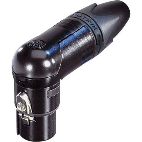 XLR femelle, coudé Neutrik NC3FRX-BAG Nombre de pôles: 3 noir 1 pc(s) (1/2)