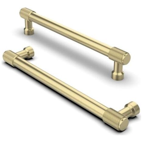 Poignées de Meubles Laiton - Espacement des Trous de 160 mm pour Placard, Cuisine et Tiroir (2 Pièces) (1/4)