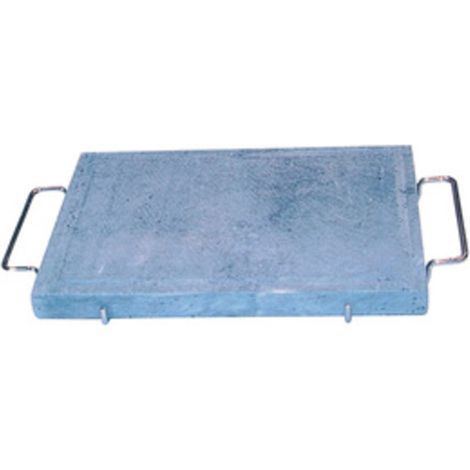 1PZ PIETRA OLLARE CON TELAIO CROMATO CM 25X35X2,5H