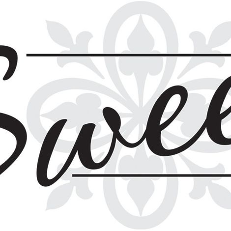 Stickers - Home Sweet Home - Hauteur 22,9 cm (1/3)