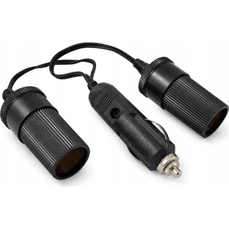 Adaptador divisor para toma de mechero de coche de 12V y 24V universal (1/3)